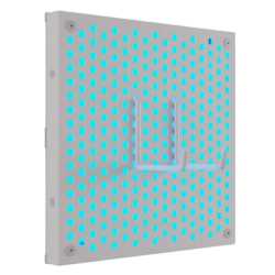 Nanoleaf Blocks Light Pegboard Add-on Kit (1-Panel), Stainless Steel, 2 Sturdy Metal Hooks *Expansion Kit Only*