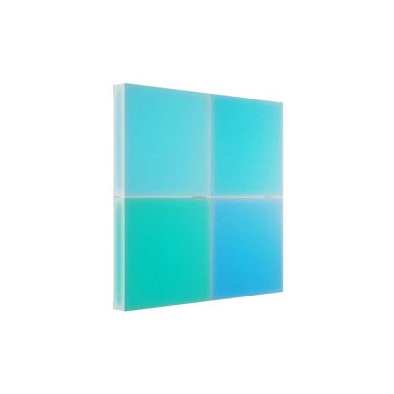 Nanoleaf Blocks Small Square Panels Add-On Kit (4 Panels), Edge to Edge Illumination *Expansion Kit Only*