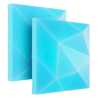 Nanoleaf Blocks Textured Large Square Panels Add-On Kit (2 Panels), 3D Design, Edge to Edge Illumination *Expansion Kit Only*