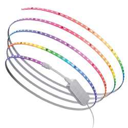 Nanoleaf Matter Smart Addressable Multicolour HD Lightstrip, 5 Metre, 300 ARGB LEDs, 16M+ Colours, Screen Mirror/Music Reaction,