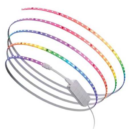 Nanoleaf Matter Smart Addressable Multicolour HD Lightstrip, 5 Metre, 300 ARGB LEDs, 16M+ Colours, Screen Mirror/Music Reaction,