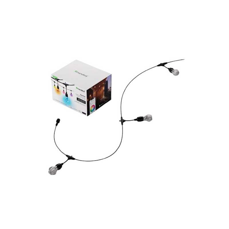 Nanoleaf Matter Smart Multicolour Outdoor String Lights Expansion Pack, 15 Metre, 20 ARGB LEDs *Expansion Kit Only*