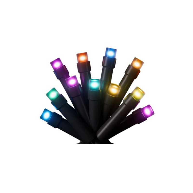 Nanoleaf Matter Smart String Holiday Lights, 24 Metre, 300 ARGB LEDs, 16+ Million Colours, Reacts to Sound & Music, Indoor/Outdo
