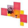 Nanoleaf RGB Blocks Combo XL Smarter Kit (10-Pack), Create an Illuminated Display,  Mix of Panel Sizes, Pegboard & Shelf, Screen