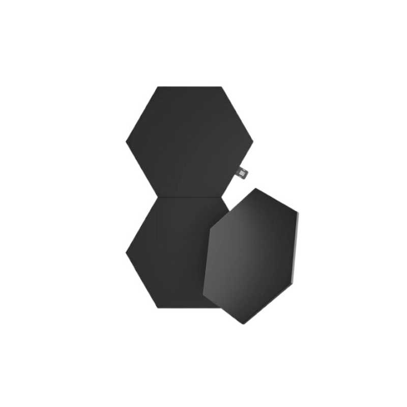Nanoleaf Shapes Limited Edition Ultra Black Hexagons Expansion Pack (3-Panels), RGB *Expansion Kit Only*