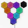 Nanoleaf Shapes Limited Edition Ultra Black Hexagons Starter Kit (9-Panels), RGB, Create an Illuminated Display, Ultra-Thin Pane