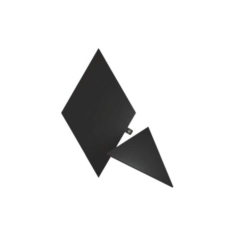 Nanoleaf Shapes Limited Edition Ultra Black Triangles Expansion Pack (3-Panels), RGB *Expansion Kit Only*