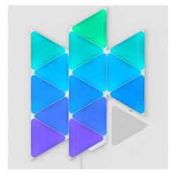 Nanoleaf Shapes Triangles Starter Kit (15-Panels), RGB, Create an Illuminated Display, Ultra-Thin Panels, Screen Mirror/Music Re