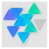 Nanoleaf Shapes Triangles Starter Kit (9-Panels), RGB, Create an Illuminated Display, Ultra-Thin Panels, Screen Mirror/Music Rea