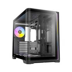 ANTEC Constellation C5 Curve Black ARGB Case, Curved Glass Panels, Dual Chamber, Support back-connect motherboards, 4 x ARGB PWM