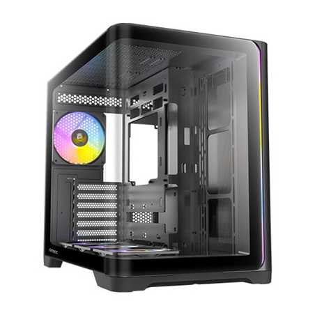 ANTEC Constellation C5 Curve Black ARGB Case, Curved Glass Panels, Dual Chamber, Support back-connect motherboards, 4 x ARGB PWM