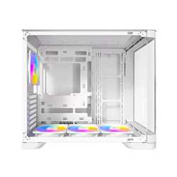 ANTEC Constellation C5 Curve White ARGB Case, Curved Glass Panels, Dual Chamber, Support back-connect motherboards, 4 x ARGB PWM