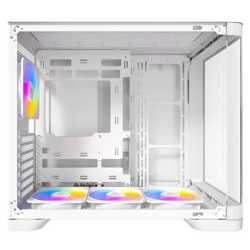ANTEC Constellation C5 Curve White ARGB Case, Curved Glass Panels, Dual Chamber, Support back-connect motherboards, 4 x ARGB PWM