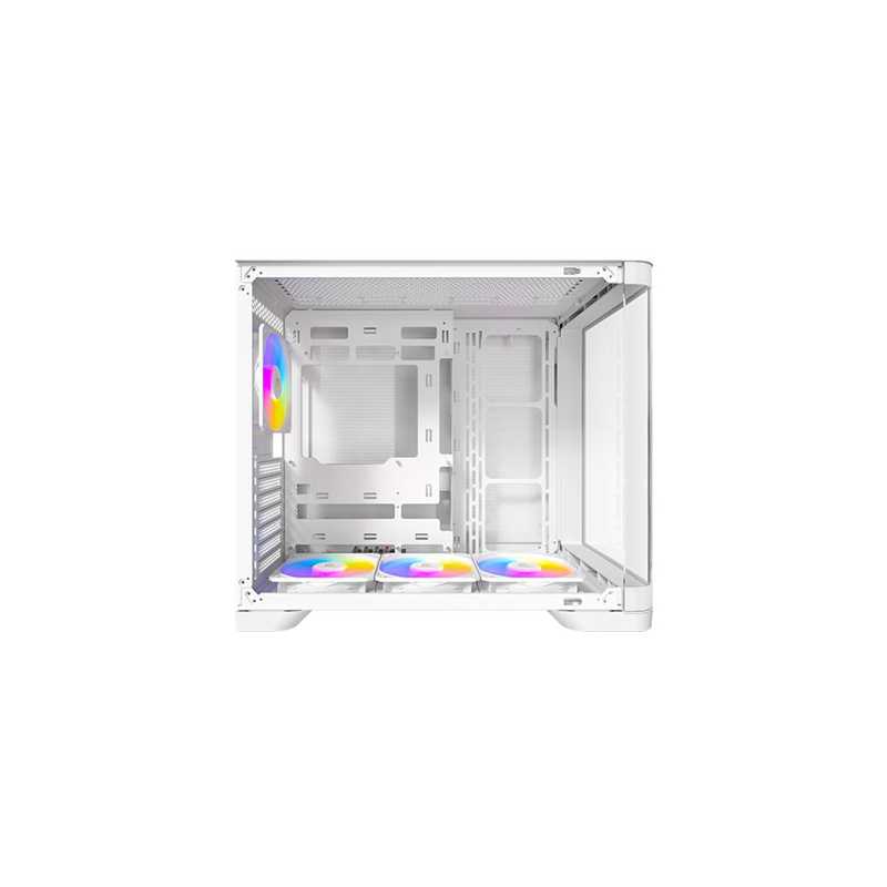 ANTEC Constellation C5 Curve White ARGB Case, Curved Glass Panels, Dual Chamber, Support back-connect motherboards, 4 x ARGB PWM