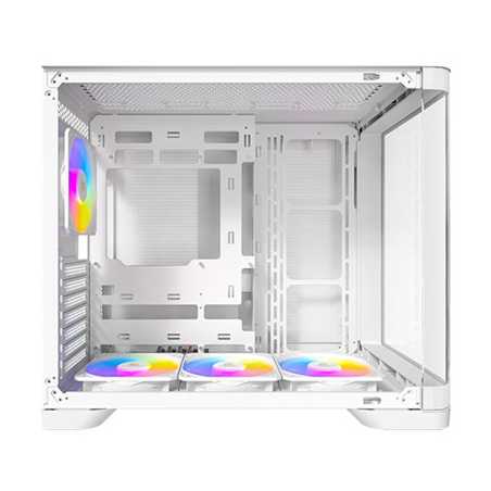 ANTEC Constellation C5 Curve White ARGB Case, Curved Glass Panels, Dual Chamber, Support back-connect motherboards, 4 x ARGB PWM