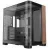 ANTEC Constellation C8 Dual Chamber Case, Gaming, Curve Wood, Full Tower, 2 x USB 3.0 / 1 x USB Type-C, Super wide angle single 
