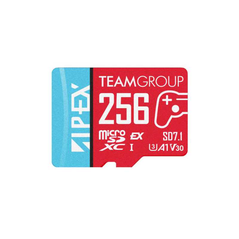 Team 256GB Apex SD7.1 MicroSDXC Express Card, Nintendo Switch 2 Ready, 800MB/s
