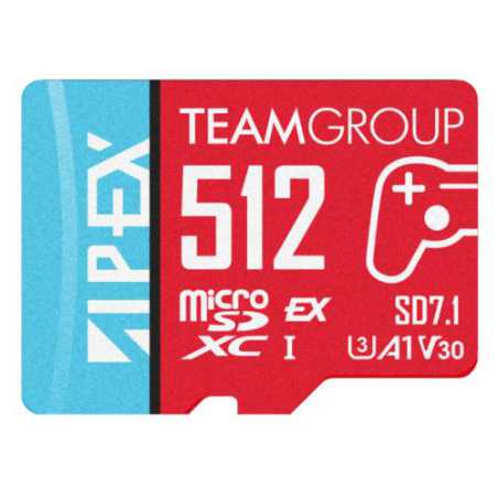 Team 256GB Apex SD7.1 MicroSDXC Express Card, Nintendo Switch 2 Ready, 800MB/s