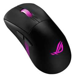 Asus ROG Keris II Origin Wireless Lightweight RGB Gaming Mouse, Wired/Wireless/Btooth, AimPoint Pro Sensor, Push-Fit Switch Sock