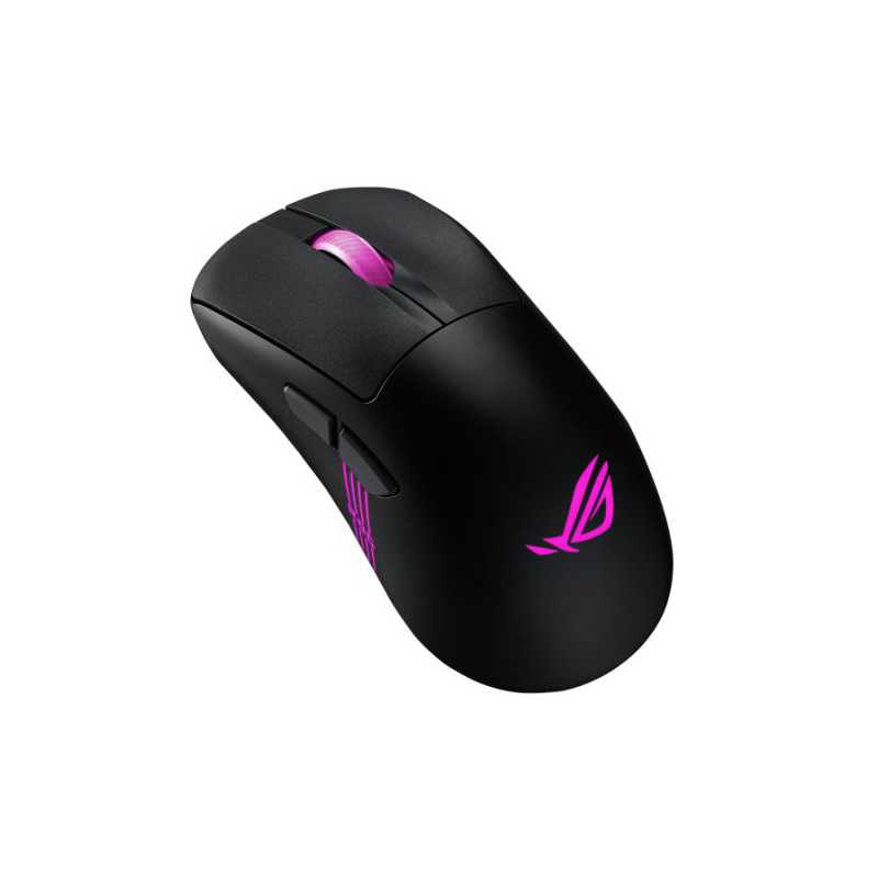 Asus ROG Keris II Origin Wireless Lightweight RGB Gaming Mouse, Wired/Wireless/Btooth, AimPoint Pro Sensor, Push-Fit Switch Sock