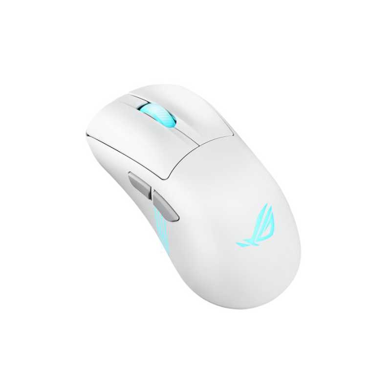 Asus ROG Keris II Origin Wireless Lightweight RGB Gaming Mouse, Wired/Wireless/Btooth, AimPoint Pro Sensor, Push-Fit Switch Sock