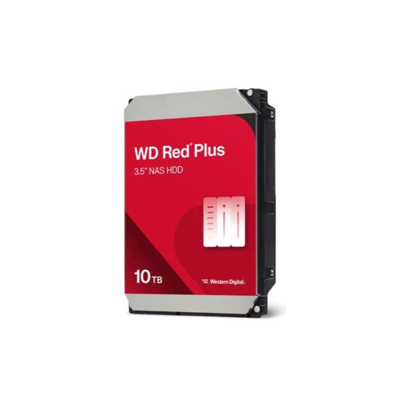 WD 3.5", 10TB, SATA3, Red Plus NAS Hard Drive, 7200RPM, 512MB Cache, OEM