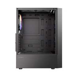 Antec AX27 RGB Elite Mid-Tower Gaming PC Case with Tempered Glass, Full Mesh Front Panel, 4 Pre-installed 120mm FRGB Fans, ATX/M