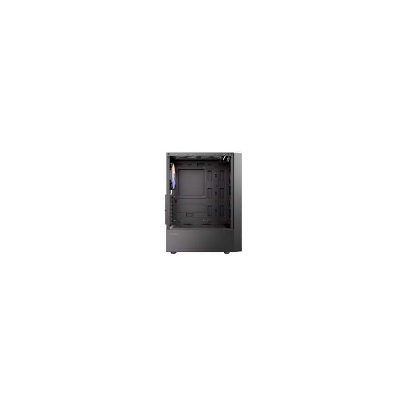 Antec AX27 RGB Elite Mid-Tower Gaming PC Case with Tempered Glass, Full Mesh Front Panel, 4 Pre-installed 120mm FRGB Fans, ATX/M