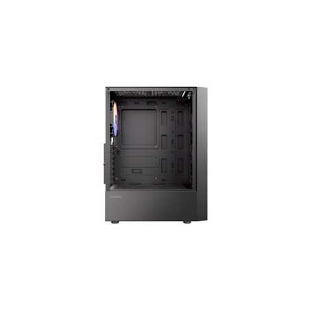 Antec AX27 RGB Elite Mid-Tower Gaming PC Case with Tempered Glass, Full Mesh Front Panel, 4 Pre-installed 120mm FRGB Fans, ATX/M