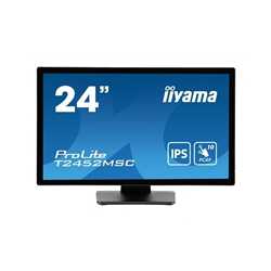 iiyama PROLITE T2452MSC-B1  24 inch IPS Monitor, Full HD, 5ms, USB Hubx2, HDMI, DisplayPort, 60Hz, Speakers, Black, ACR, Interna
