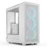Fractal Design Epoch (White RGB TG Clear) Case w/ Clear Window, ATX, 3x Momentum RGB Fans, Mesh Top & Front, USB-C 20Gbps