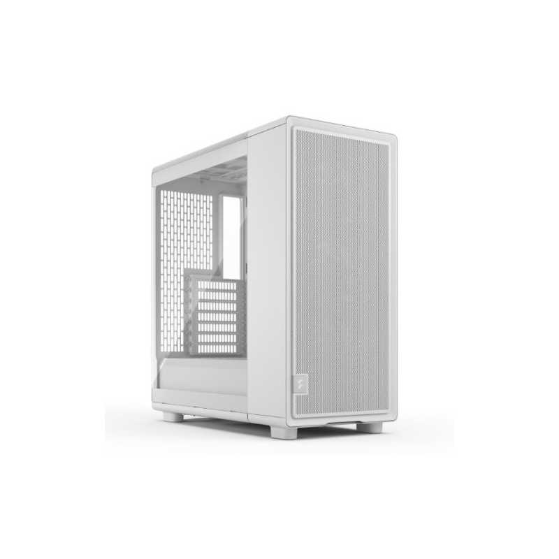 Fractal Design Epoch (White TG Clear) Case w/ Clear Window, ATX, 3x Momentum 12 Fans, Mesh Top & Front, USB-C 20Gbps