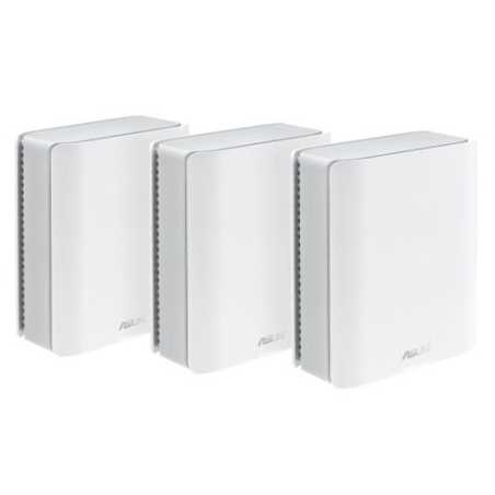 Asus (ZenWiFi BT8) BE14000 Tri-Band Wi-Fi 7 Smart AiMesh Extendable Routers (3 Pack), Up to 5,900 sq.ft, 2x 2.5G Ports, USB, VPN
