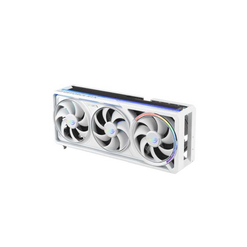Asus ROG ASTRAL RTX5080 White OC, PCIe5, 16GB DDR7, Quad Fan, 2 HDMI, 3 DP, 2790MHz Clock, RGB Lighting, Overclocked