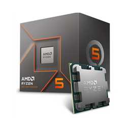 MD Ryzen 5 8400F 4.7GHz 6 Core AM5 Processor, 12 Threads, 4.2GHz up to 4.7GHz Boost, 22MB Cache,65W, No Fan, Radeon Graphics