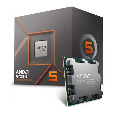 MD Ryzen 5 8400F 4.7GHz 6 Core AM5 Processor, 12 Threads, 4.2GHz up to 4.7GHz Boost, 22MB Cache,65W, No Fan, Radeon Graphics