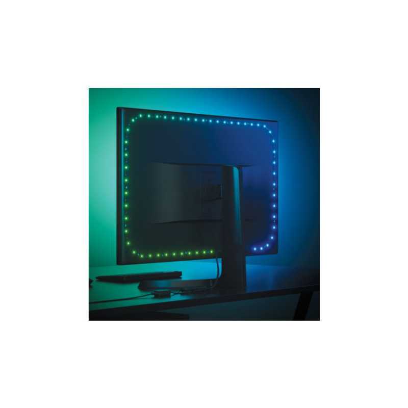 Nanoleaf PC Screen Real-time Mirroring Lightstrip, USB-C, Lighting Mirrors Action/Music on PC, Trimmable, For Monitors up to 32\