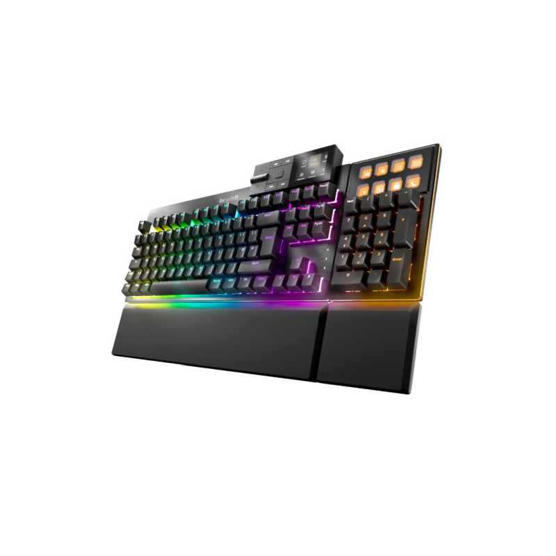 Be Quiet! Dark Mount Silent Linear RGB Mechanical Modular Keyboard, Hot-Swappable Numpad & Media Dock, Customisable Display Keys