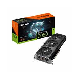 Gigabyte (GV-N5050GAMING OC-8GD) GeForce RTX 5050 GAMING OC 8GB, GDDR6 Graphics Card, 2560 Cuda Core, 2532MHz Core Clock, Windfo