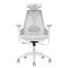 Asus ROG Destrier Core White Gaming Chair, Cyborg-Inspired Design, Versatile Seat Adjustments, Mobile Gaming Arm Support