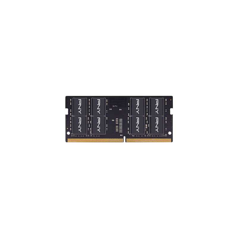 PNY (MN16GBSD43200-SI) 16GB, PERFORMANCE DDR4 3200MHz, SODIMM Notebook Memory, CL22, Single channel