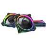 Asus Prime MR120 ARGB 12cm PWM Case Fans (3 Pack), Sleeve Bearing, 28mm Frame, Dual-Sided Lighting, 1600 RPM, Black