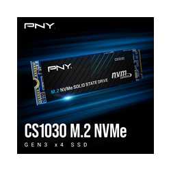PNY (M280CS1030-500-RB) CS1030 M.2 NVMe 2TB SSD, PCIe Gen3 x4, Sequential Read of up to 2,000 MB/s and Write of up to 1,100 MB/s