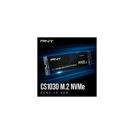 PNY (M280CS1030-500-RB) CS1030 M.2 NVMe 2TB SSD, PCIe Gen3 x4, Sequential Read of up to 2,000 MB/s and Write of up to 1,100 MB/s
