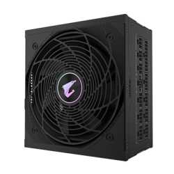 Gigabyte AORUS ELITE 850W PSU - Fully Modular, 80 PLUS Platinum, ATX 3.1, PCIe 5.0 Ready, 12VHPWR, Silent 120mm FDB Fan, 10-Year