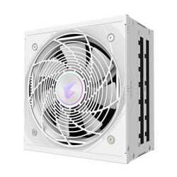 Gigabyte AORUS ELITE ICE 850W White PSU – Fully Modular, 80 PLUS Platinum, ATX 3.1, PCIe 5.0 Ready, 12VHPWR, Silent 120mm FDB 