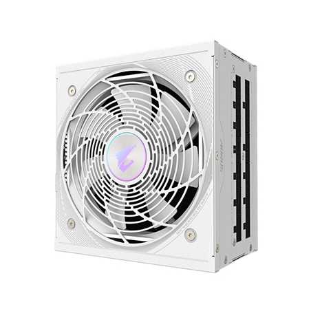Gigabyte AORUS ELITE ICE 850W White PSU – Fully Modular, 80 PLUS Platinum, ATX 3.1, PCIe 5.0 Ready, 12VHPWR, Silent 120mm FDB 