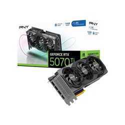 PNY (VCG5070T16TFXPB1-O) GEFORCE RTX 5070 Ti 16GB Overclocked Triple Fan DLSS 4