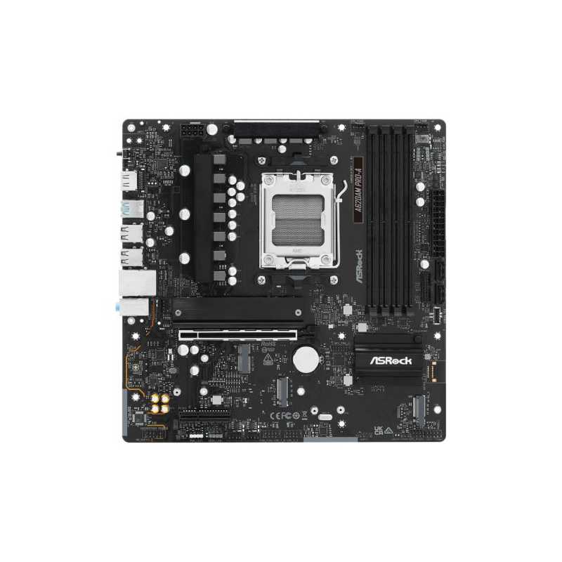 Asrock A620AM PRO-A, AMD A620A, AM5, Micro ATX, 4 DDR5, HDMI, 2.5G LAN, 3x M.2