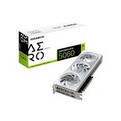 Gigabyte NVIDIA GeForce RTX 5060 Aero OC 8GB GDDR7 Graphics Card, 3840 CUDA Cores, 2595 MHz Core Clock, Triple Fan, 3x DisplayPo